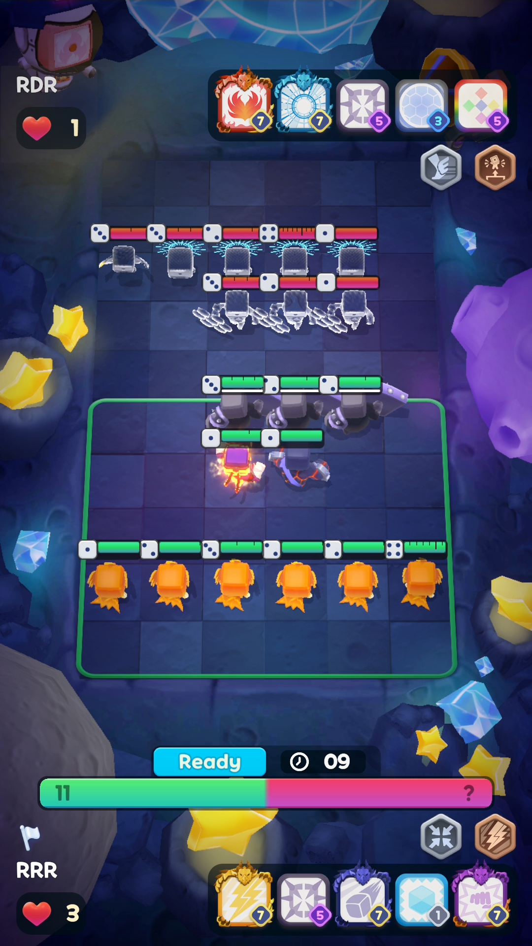 اسکرین شات 6 بازی Roll Roll: Dice Heroes