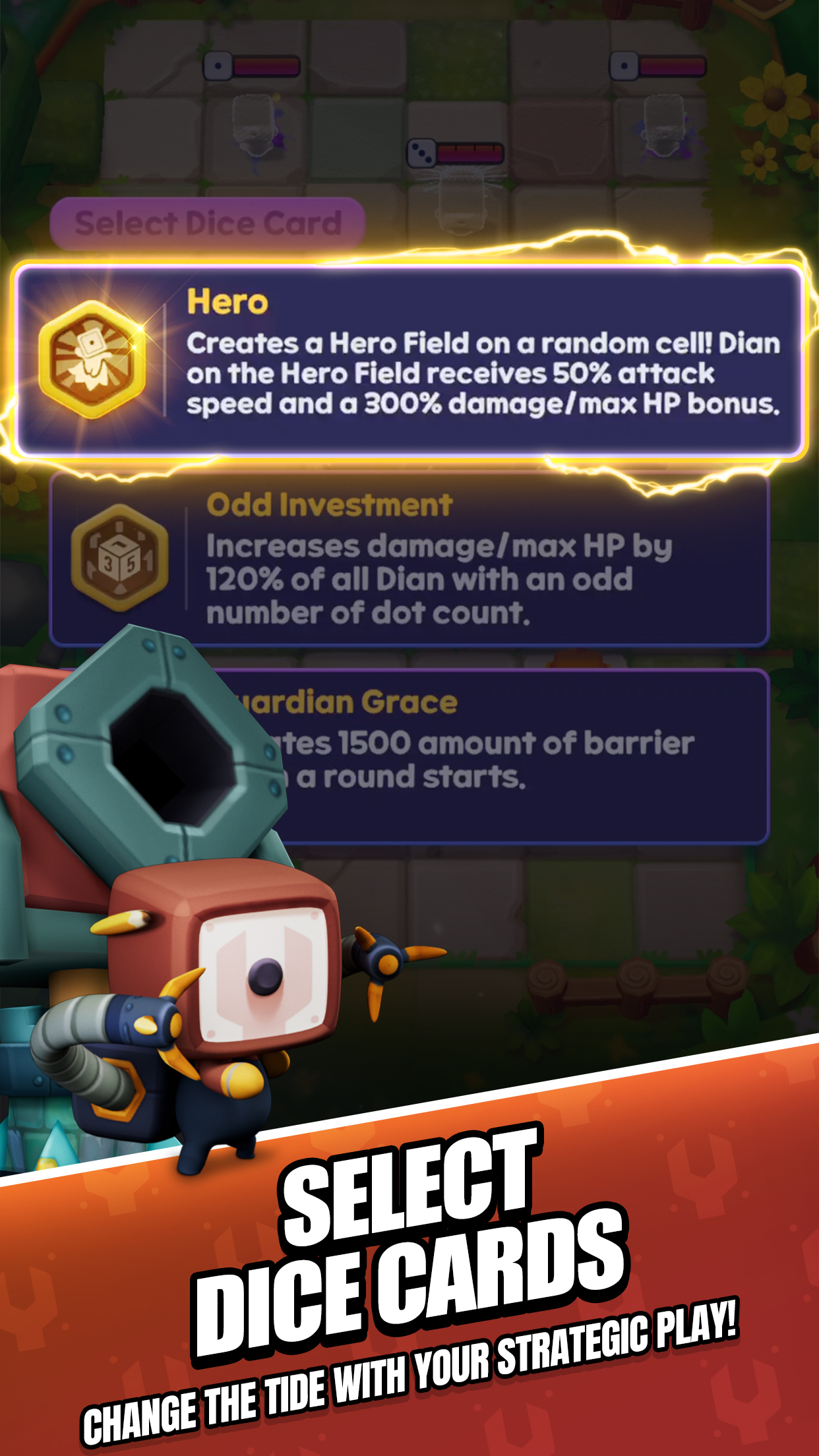 اسکرین شات 2 بازی Roll Roll: Dice Heroes