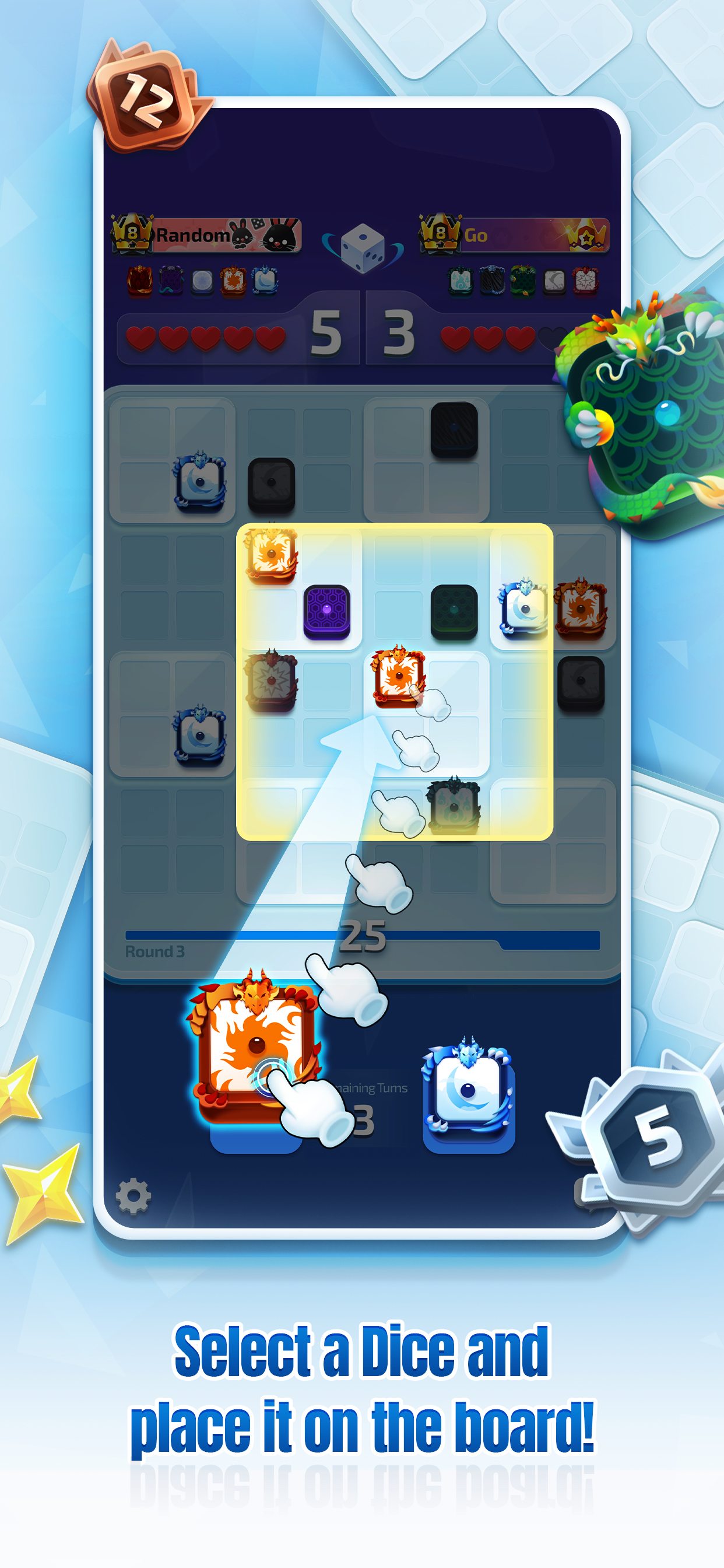 اسکرین شات 1 بازی Random Dice: GO