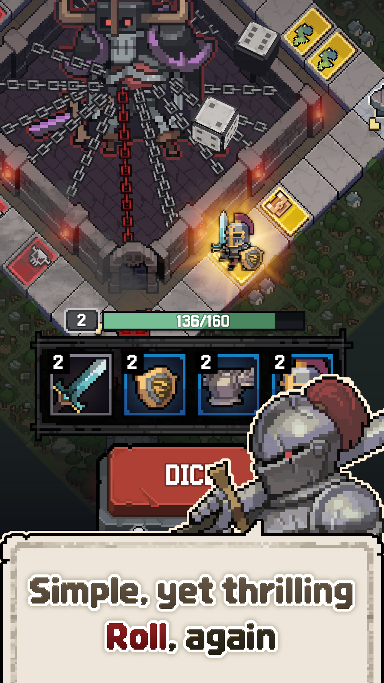 اسکرین شات 1 بازی Heroll : Roguelike RPG