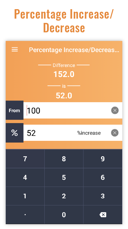 اسکرین شات 2 برنامه Percentage Calculator of Marks
