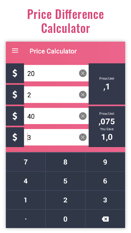 اسکرین شات 5 برنامه Percentage Calculator of Marks