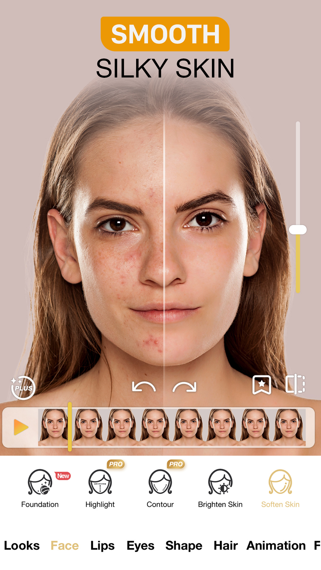 اسکرین شات 6 برنامه Perfect365 - Video Face Editor