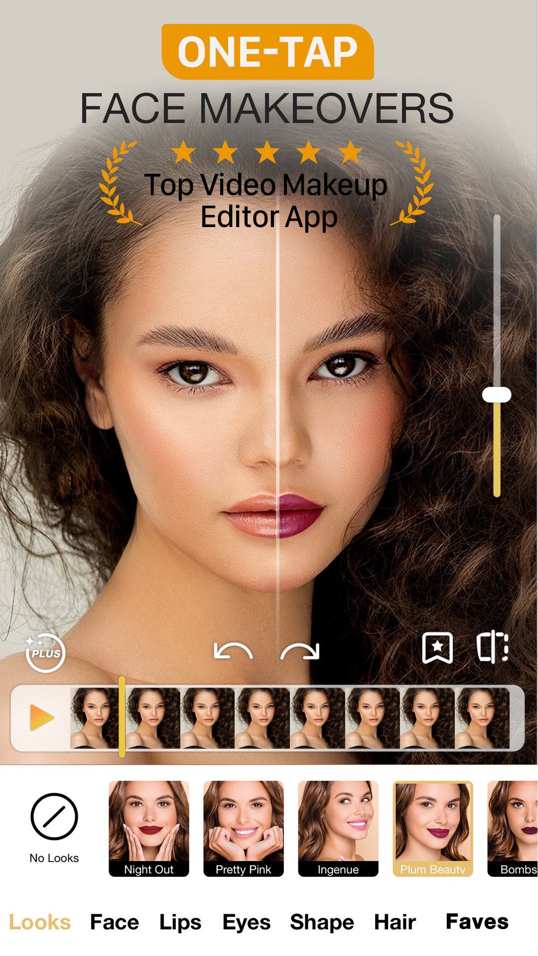 اسکرین شات 1 برنامه Perfect365 - Video Face Editor