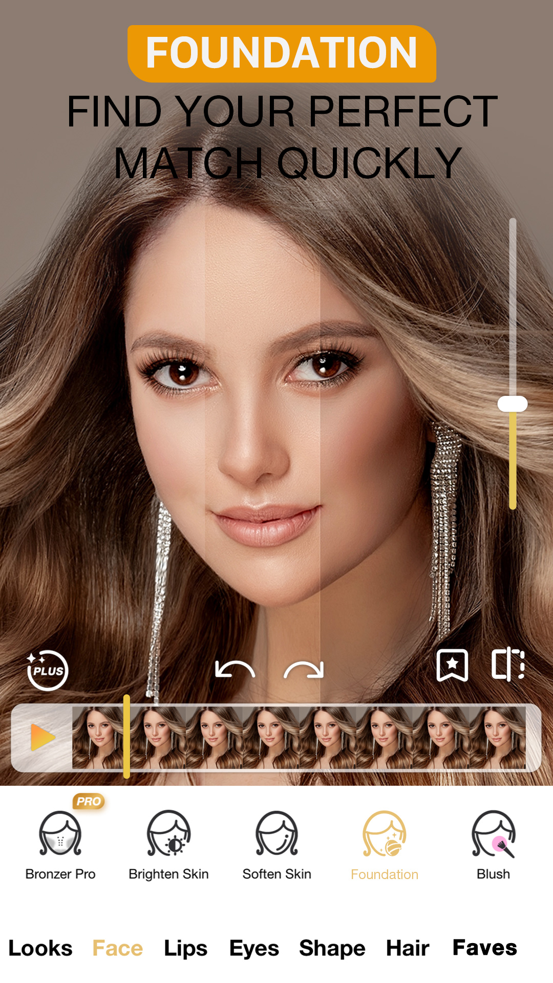 اسکرین شات 2 برنامه Perfect365 Video Makeup Editor