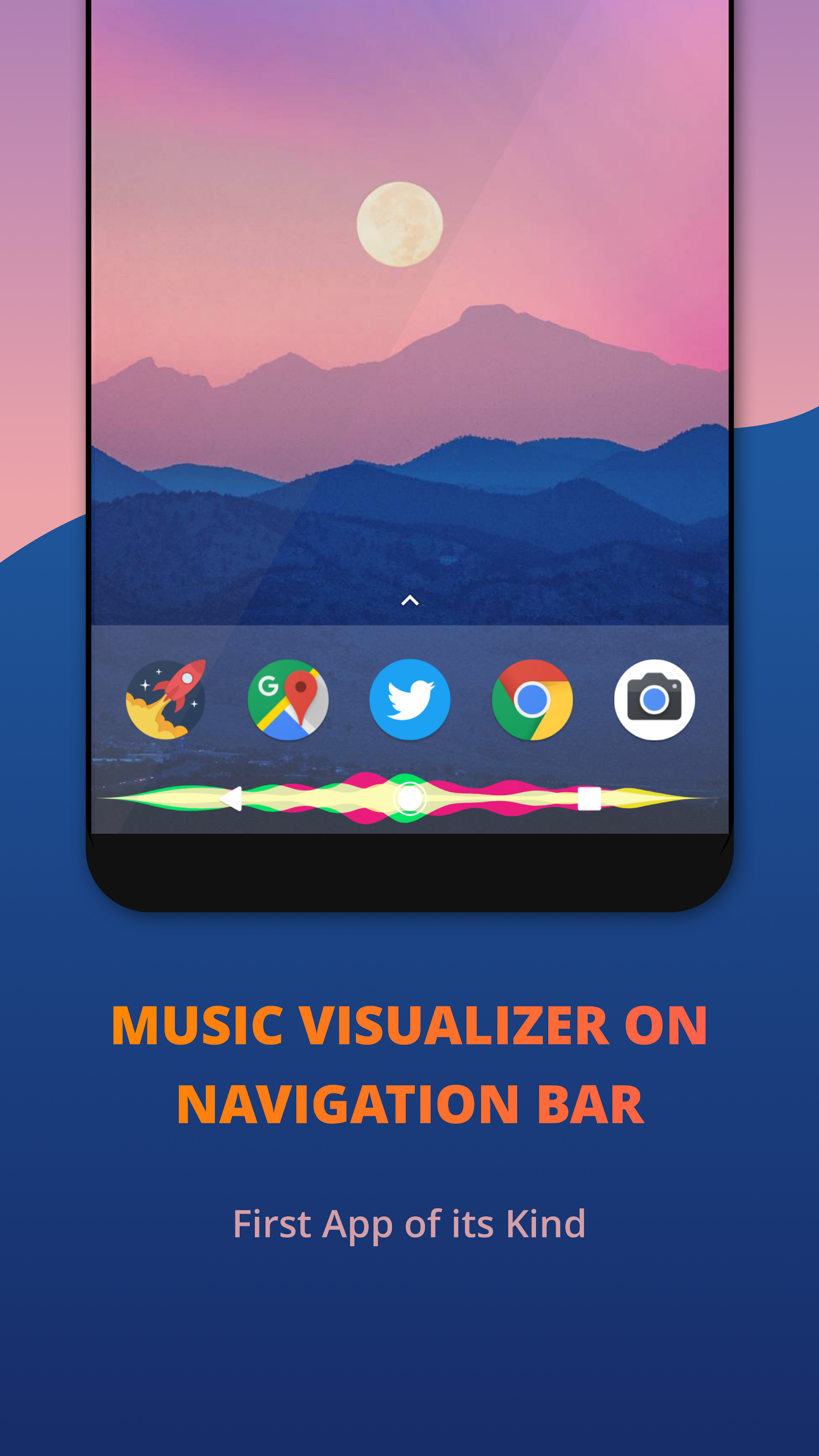 اسکرین شات 2 برنامه Muviz: Navbar Music Visualizer