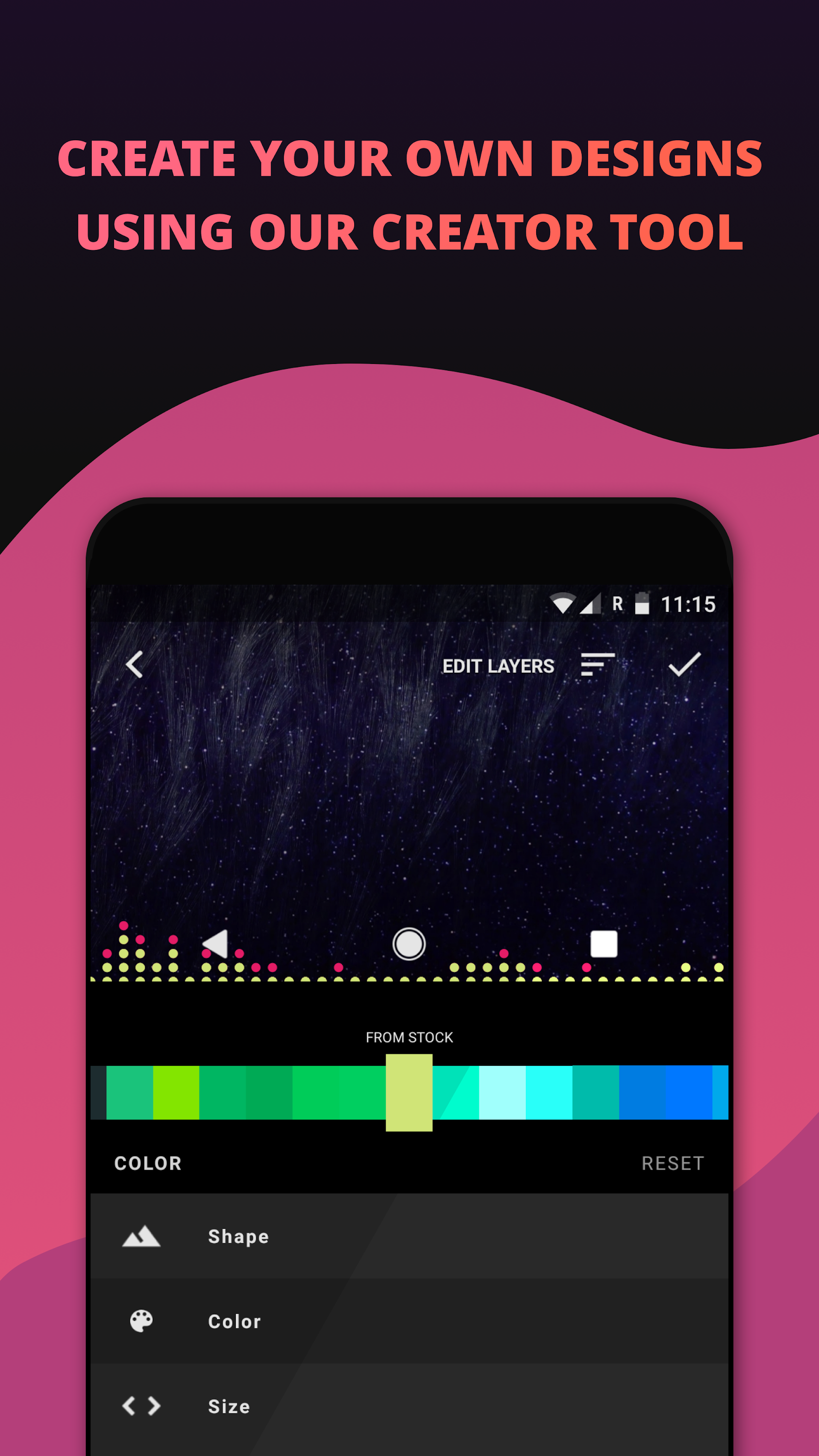 اسکرین شات 6 برنامه Muviz: Navbar Music Visualizer