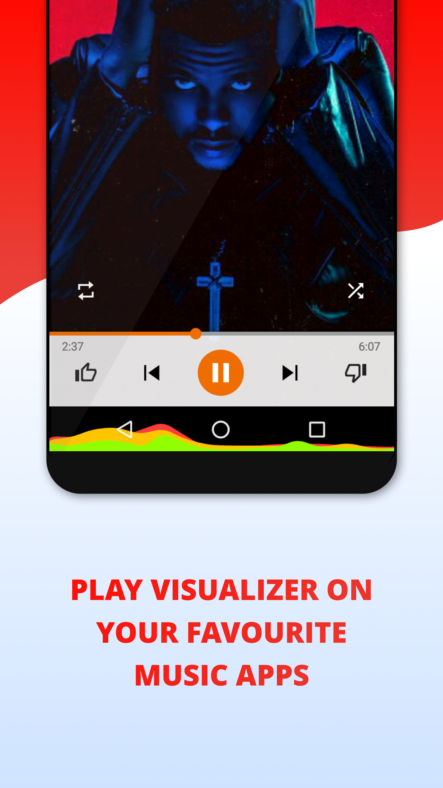 اسکرین شات 4 برنامه Muviz: Navbar Music Visualizer