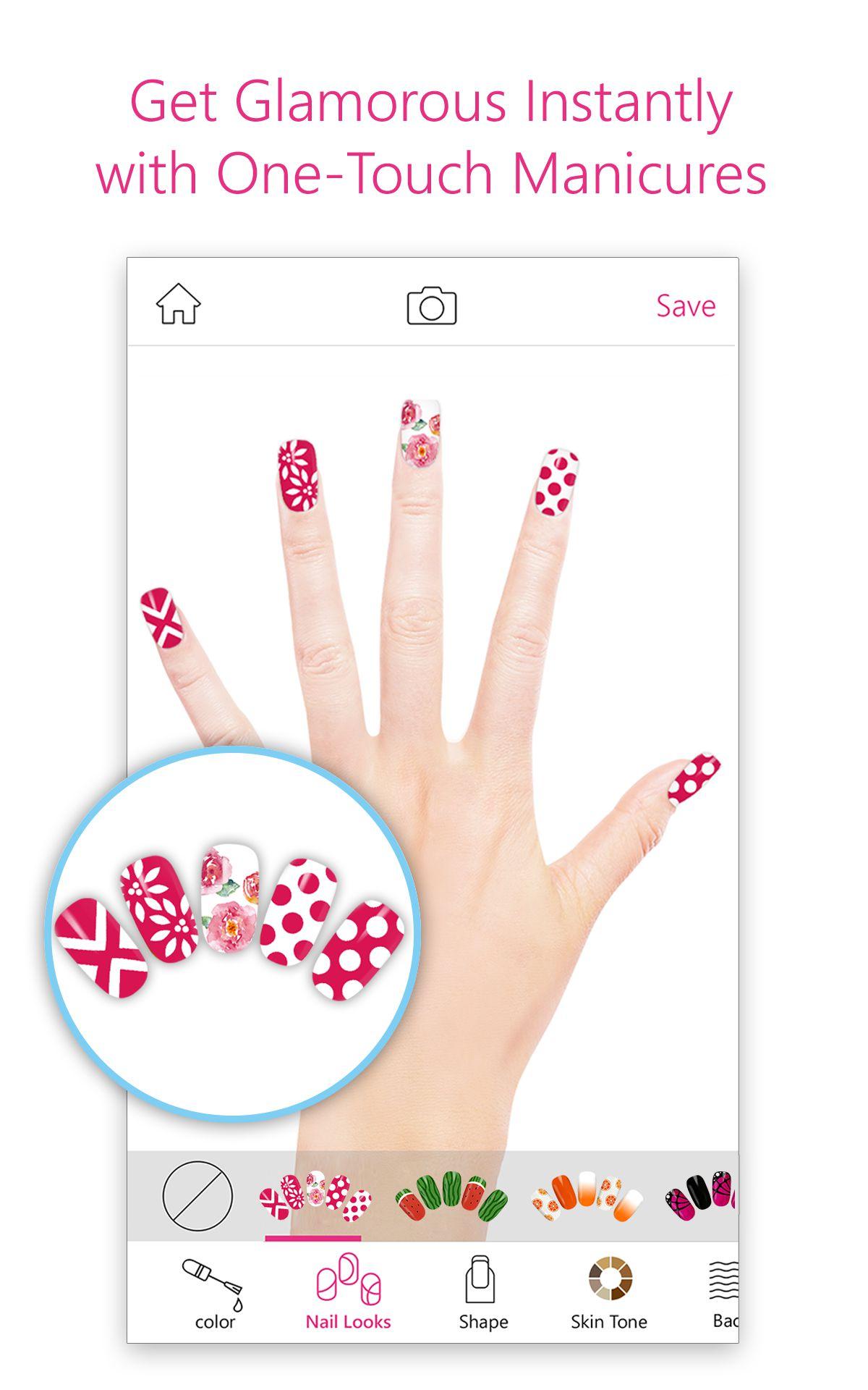 اسکرین شات 2 برنامه YouCam Nails - Manicure Salon for Custom Nail Art