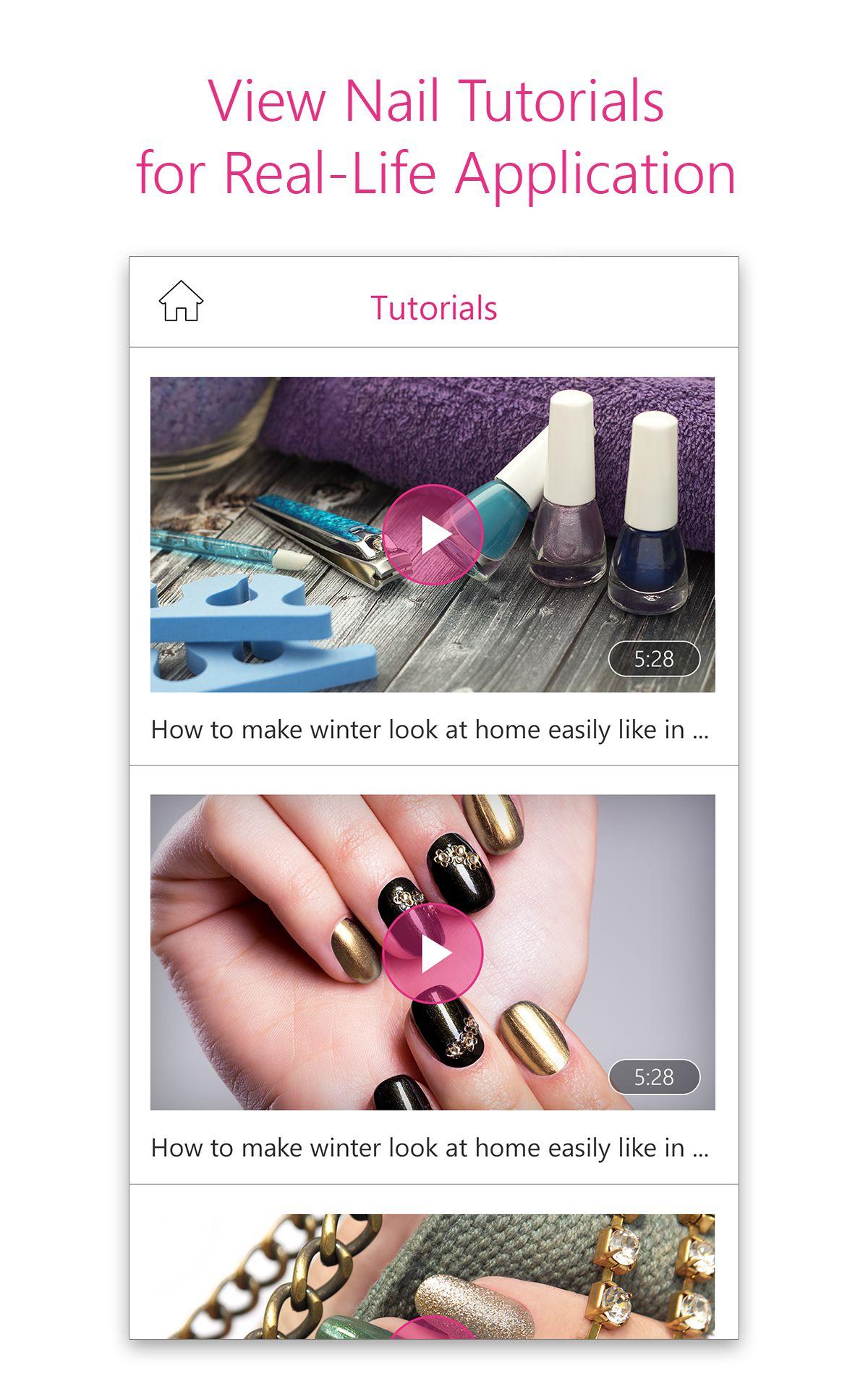 اسکرین شات 4 برنامه YouCam Nails - Manicure Salon for Custom Nail Art
