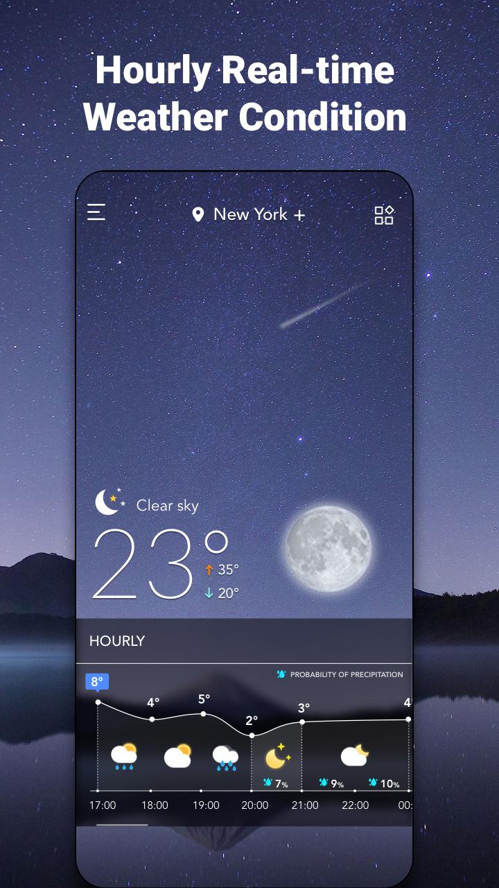 اسکرین شات 1 برنامه Weather Forecast & Widgets