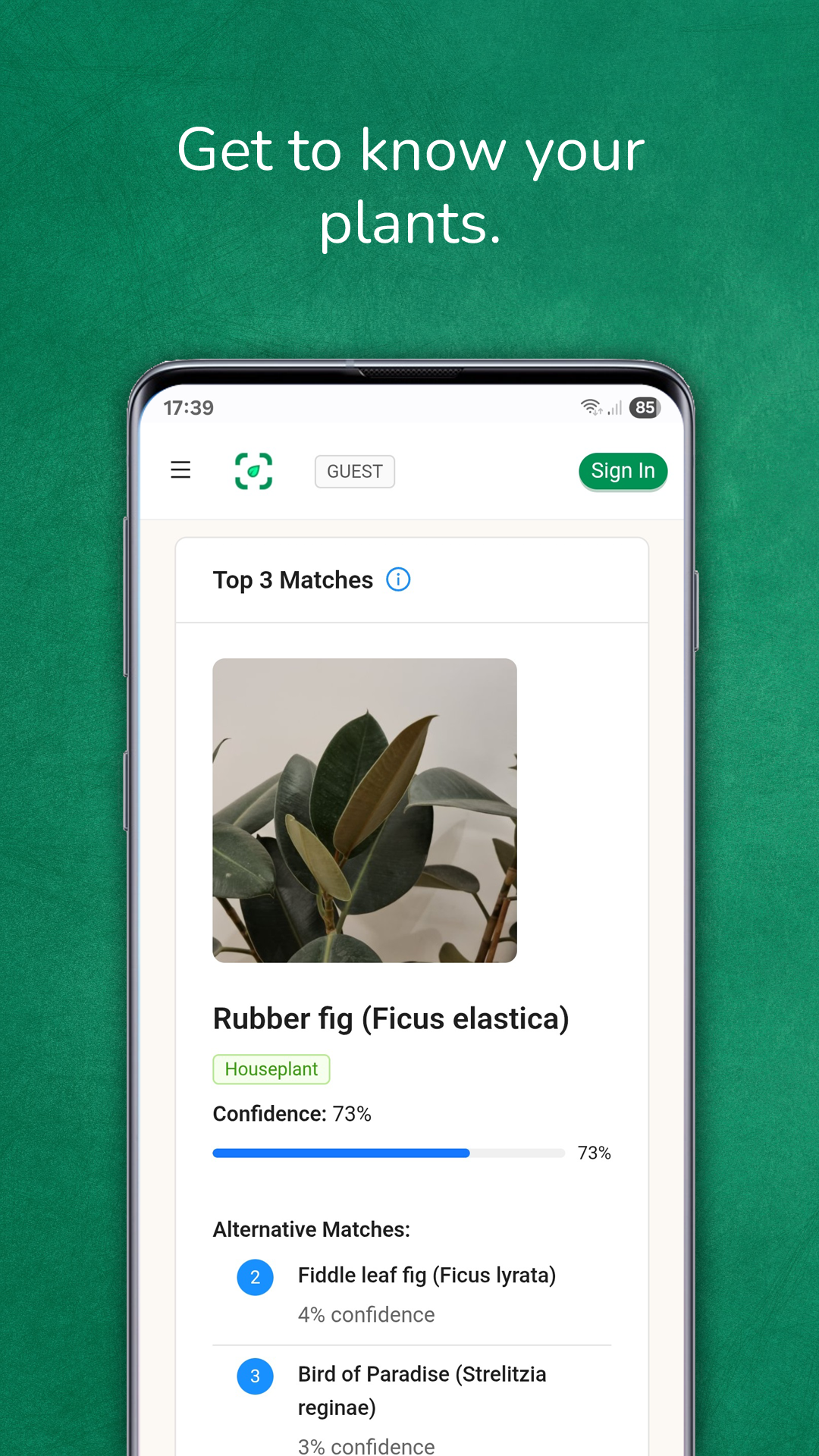 اسکرین شات 2 برنامه Plant identifier from photo