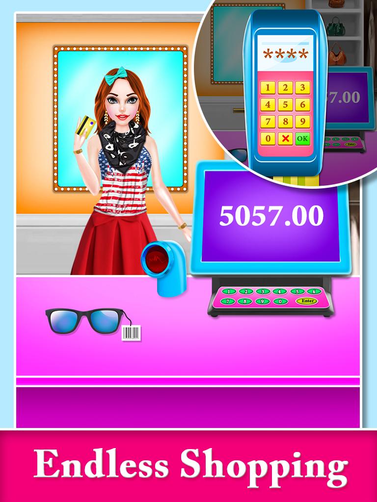 اسکرین شات 2 بازی Crazy Rich Girl Shopping Game