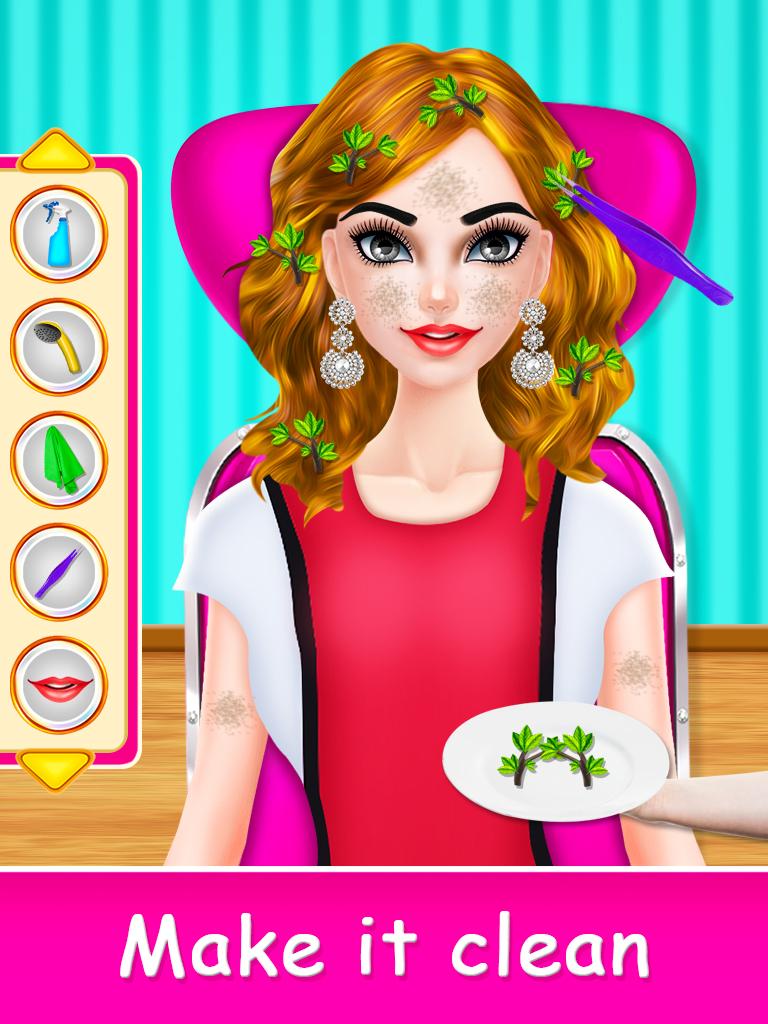 اسکرین شات 6 برنامه Cheerleader Makeup Salon Games