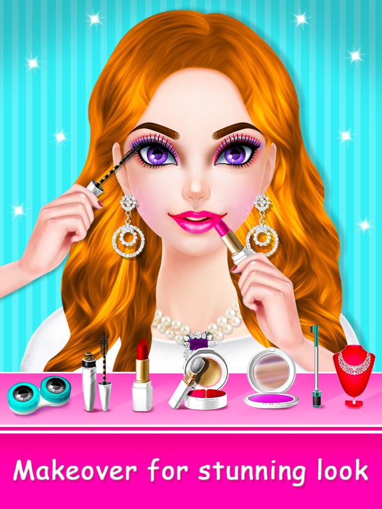 اسکرین شات 2 برنامه Cheerleader Makeup Salon Games