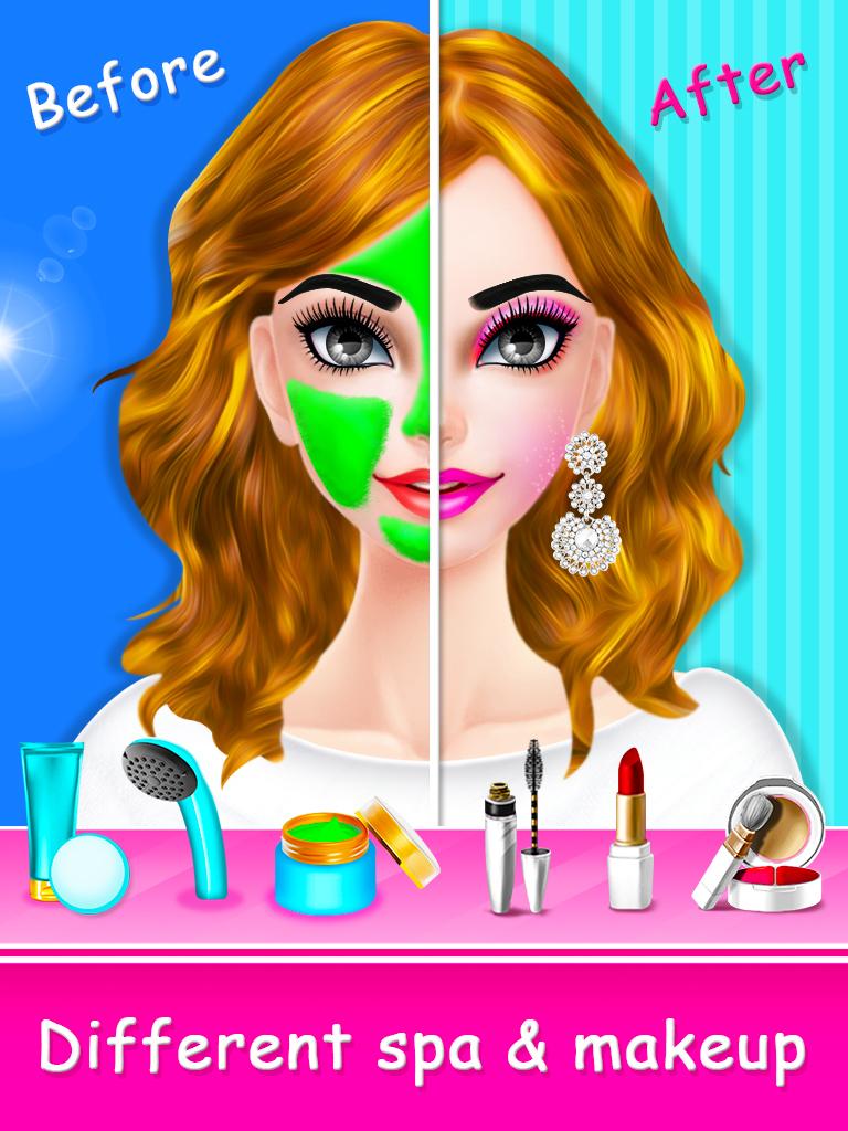 اسکرین شات 1 برنامه Cheerleader Makeup Salon Games