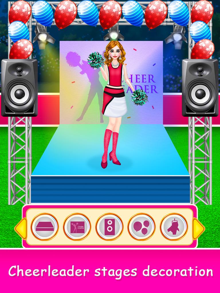 اسکرین شات 7 برنامه Cheerleader Makeup Salon Games