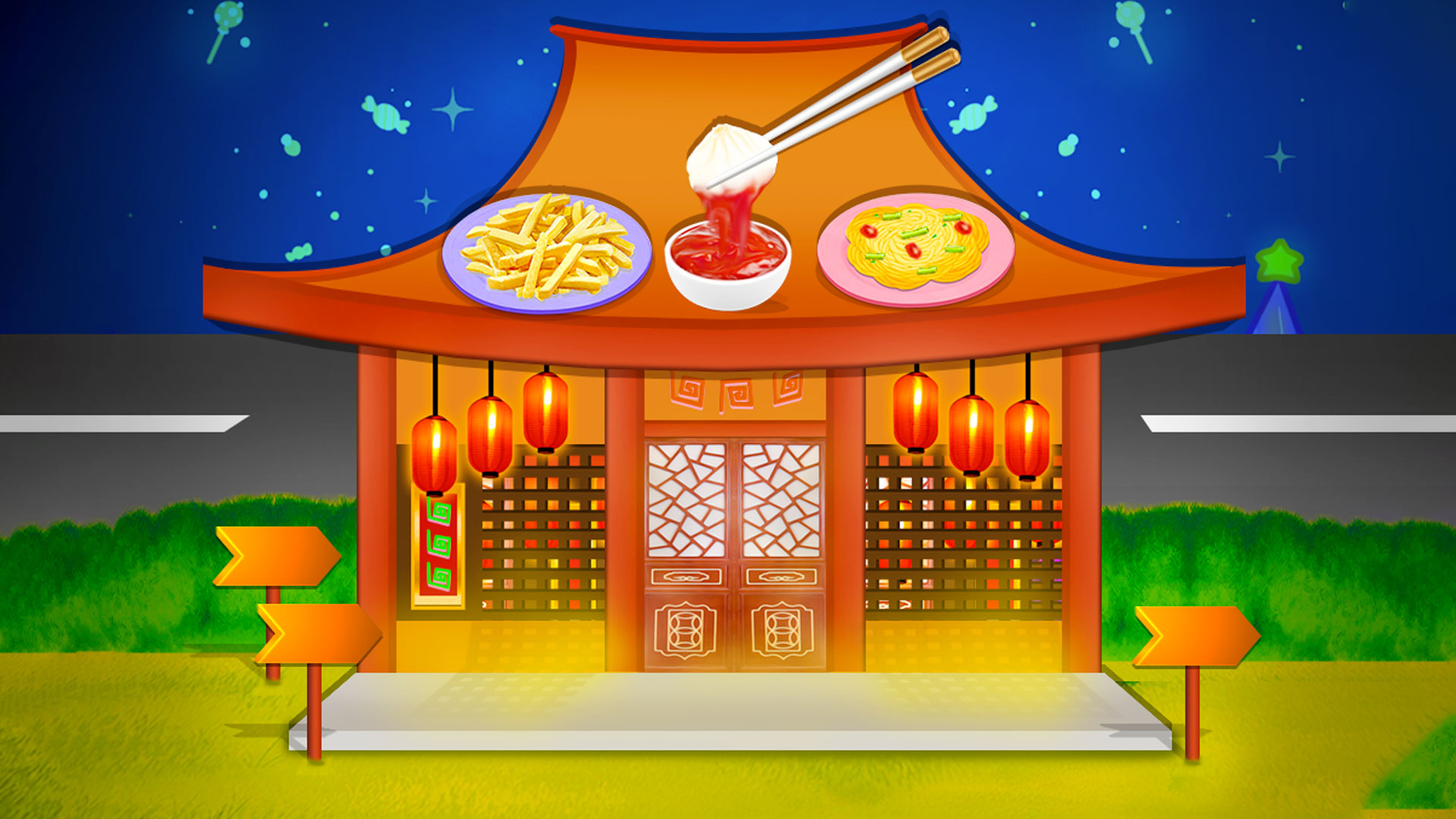 اسکرین شات 1 برنامه Chinese cooking recipes game
