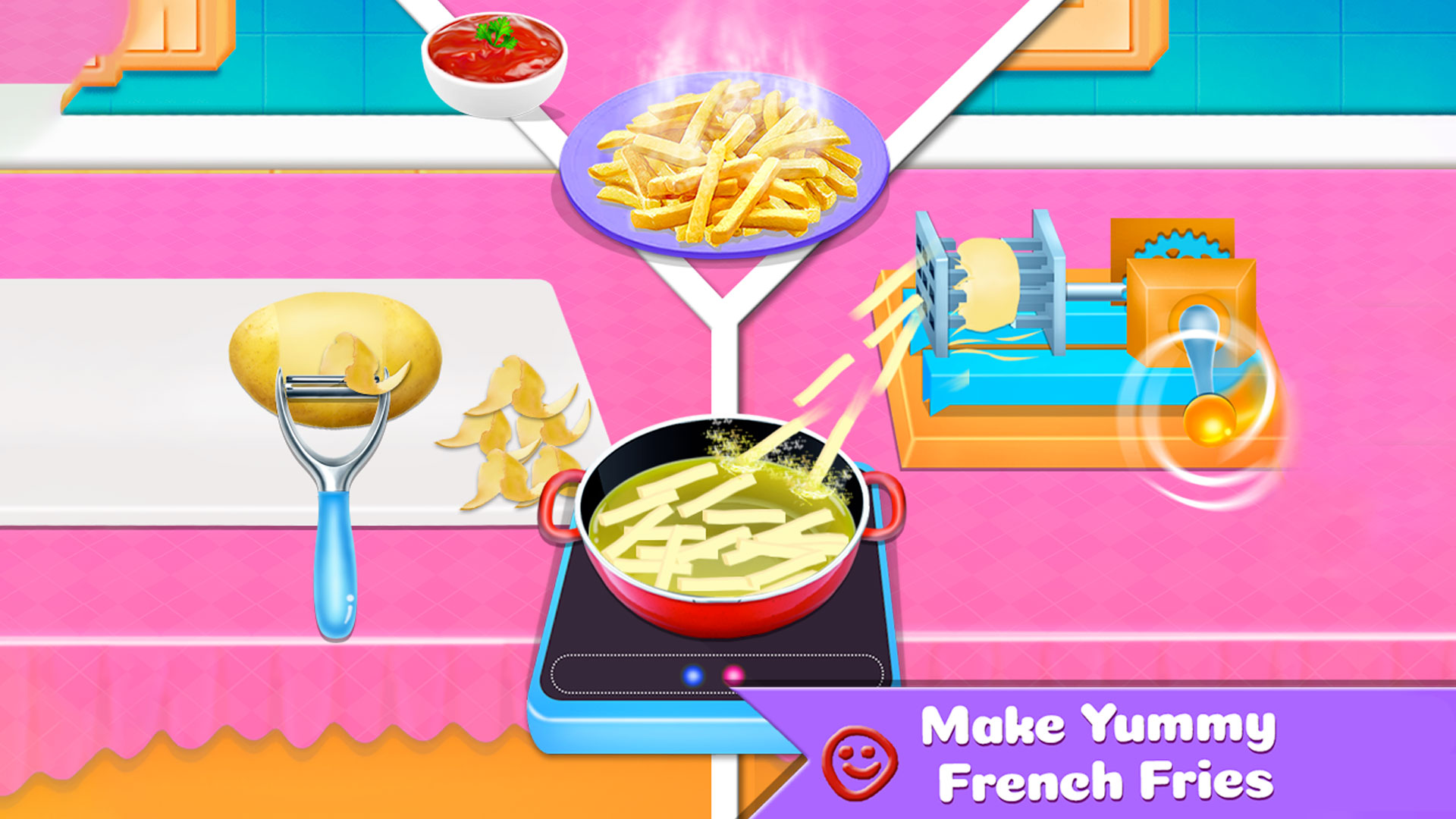 اسکرین شات 4 برنامه Chinese cooking recipes game