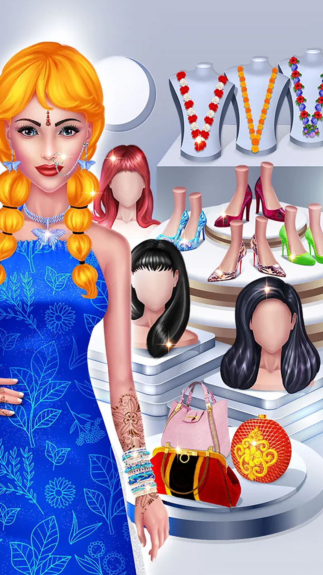 اسکرین شات 8 بازی Indian Wedding: Makeup Game