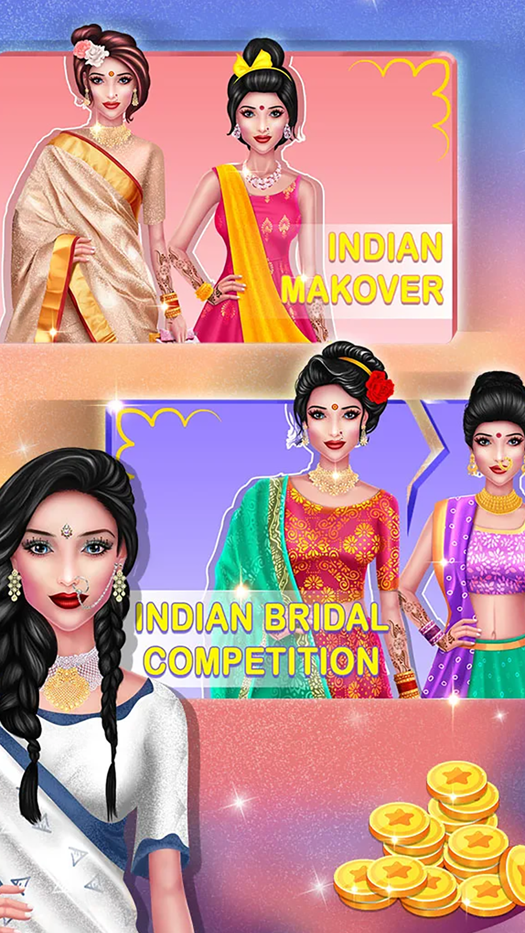 اسکرین شات 7 بازی Indian Wedding: Makeup Game