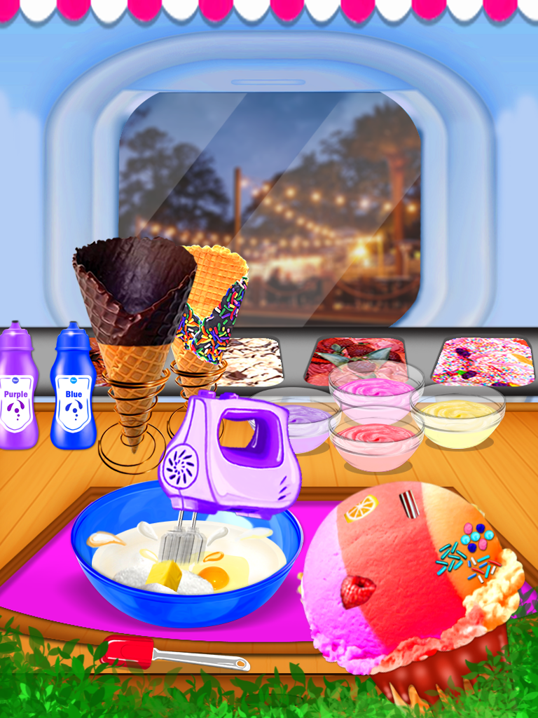 اسکرین شات 4 برنامه Ice Cream Diary - Cooking Game