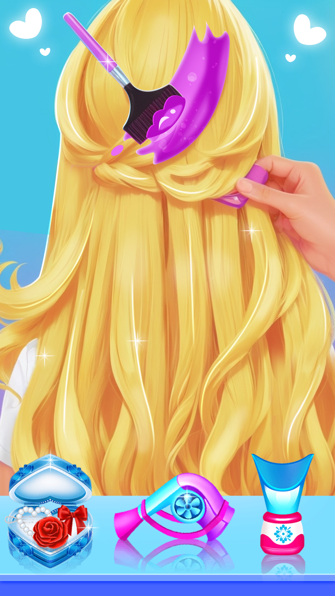 اسکرین شات 2 بازی hair do design game