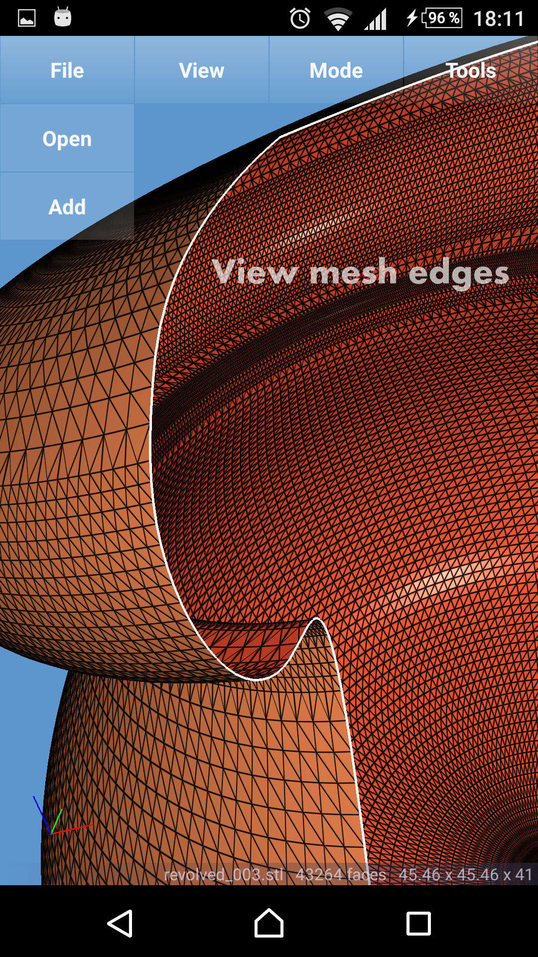 اسکرین شات 3 برنامه Fast STL Viewer