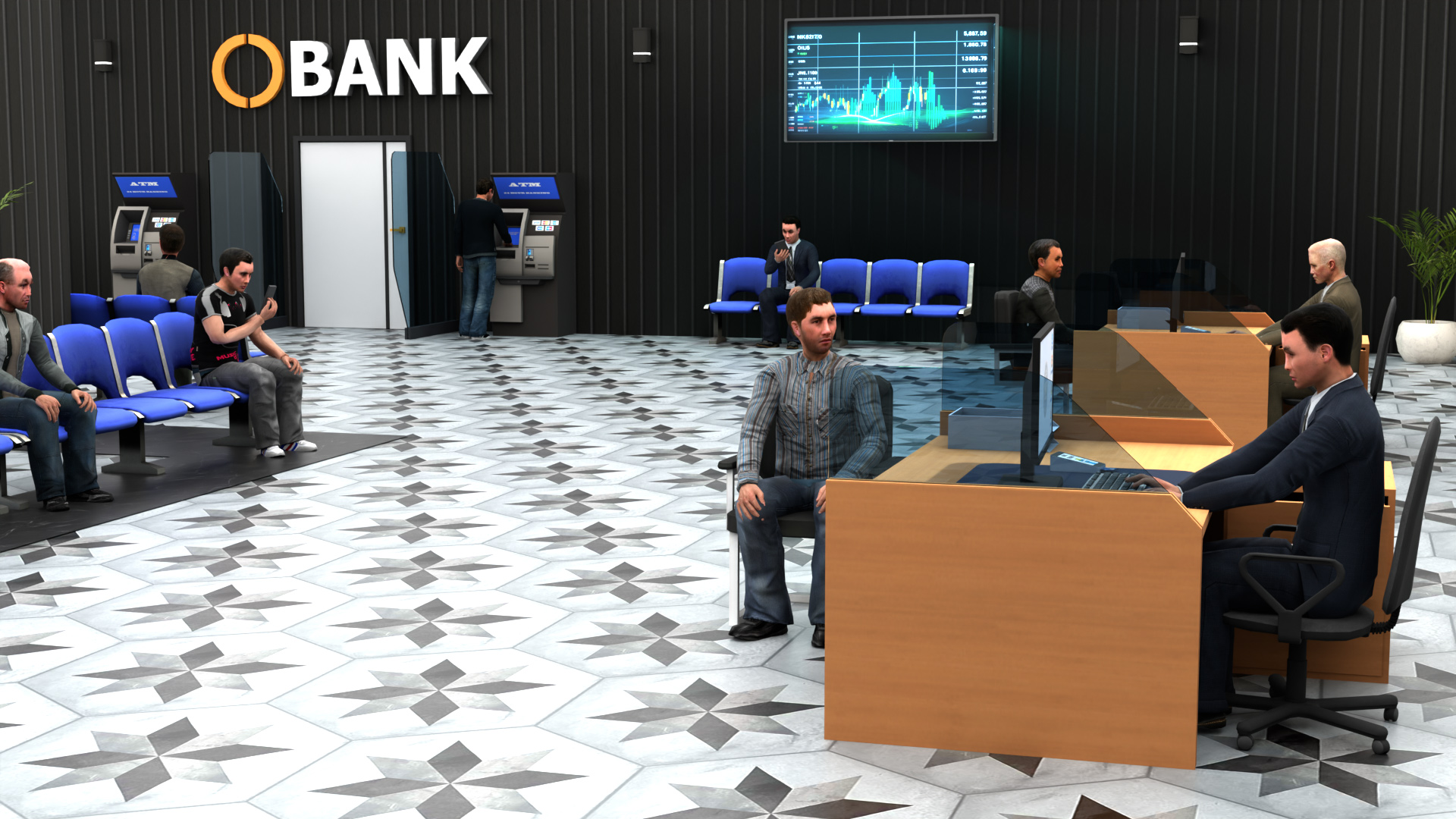 اسکرین شات 2 بازی Bank Simulator Money Business