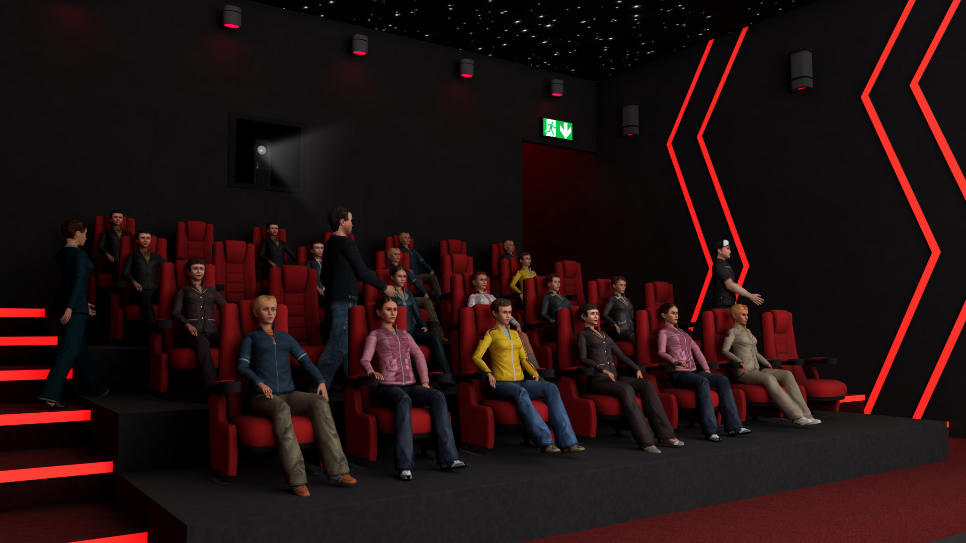 اسکرین شات 4 بازی Cinema Movie Theatre Simulator
