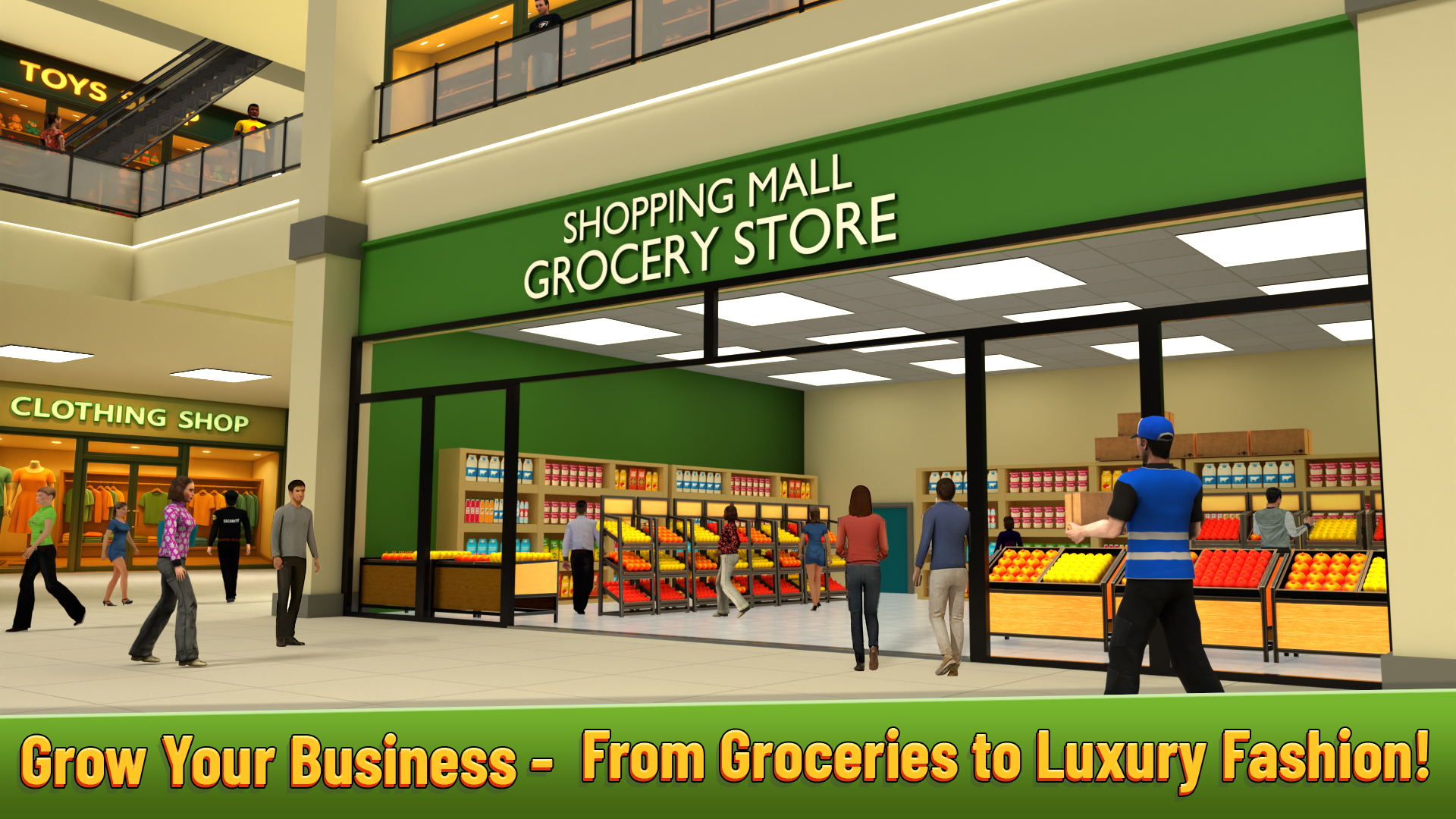 اسکرین شات 2 بازی Mall & Fast Food Simulator 3D