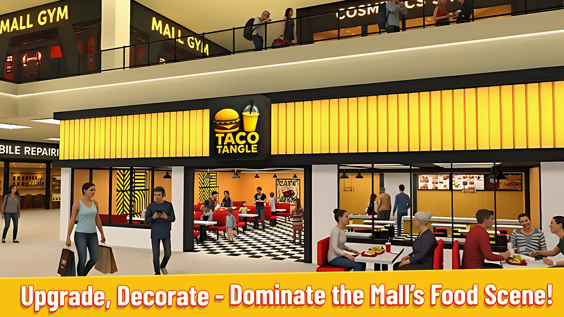 اسکرین شات 4 بازی Mall & Fast Food Simulator 3D