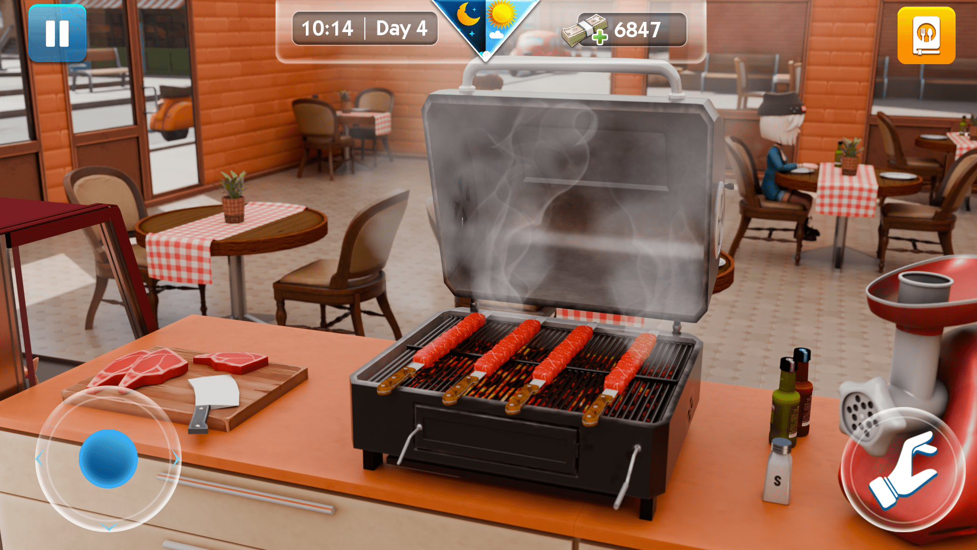 اسکرین شات 1 بازی Kebab Food Chef Simulator Game