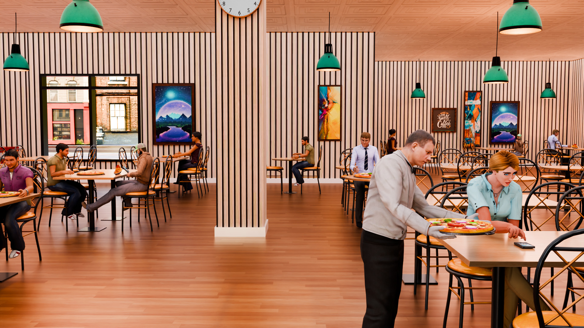 اسکرین شات 3 بازی My Cafe World Owner Simulator