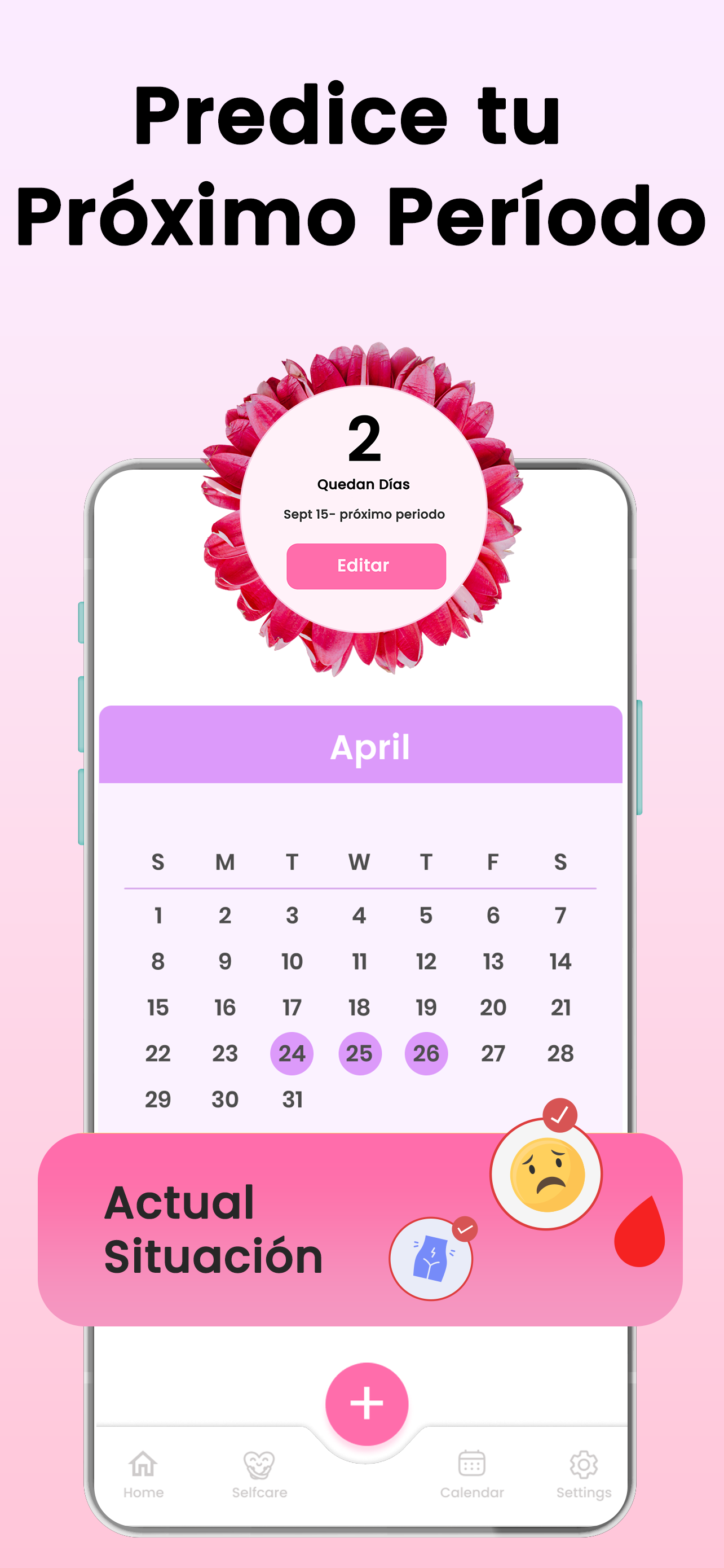 اسکرین شات 2 برنامه Calendario seguimi período