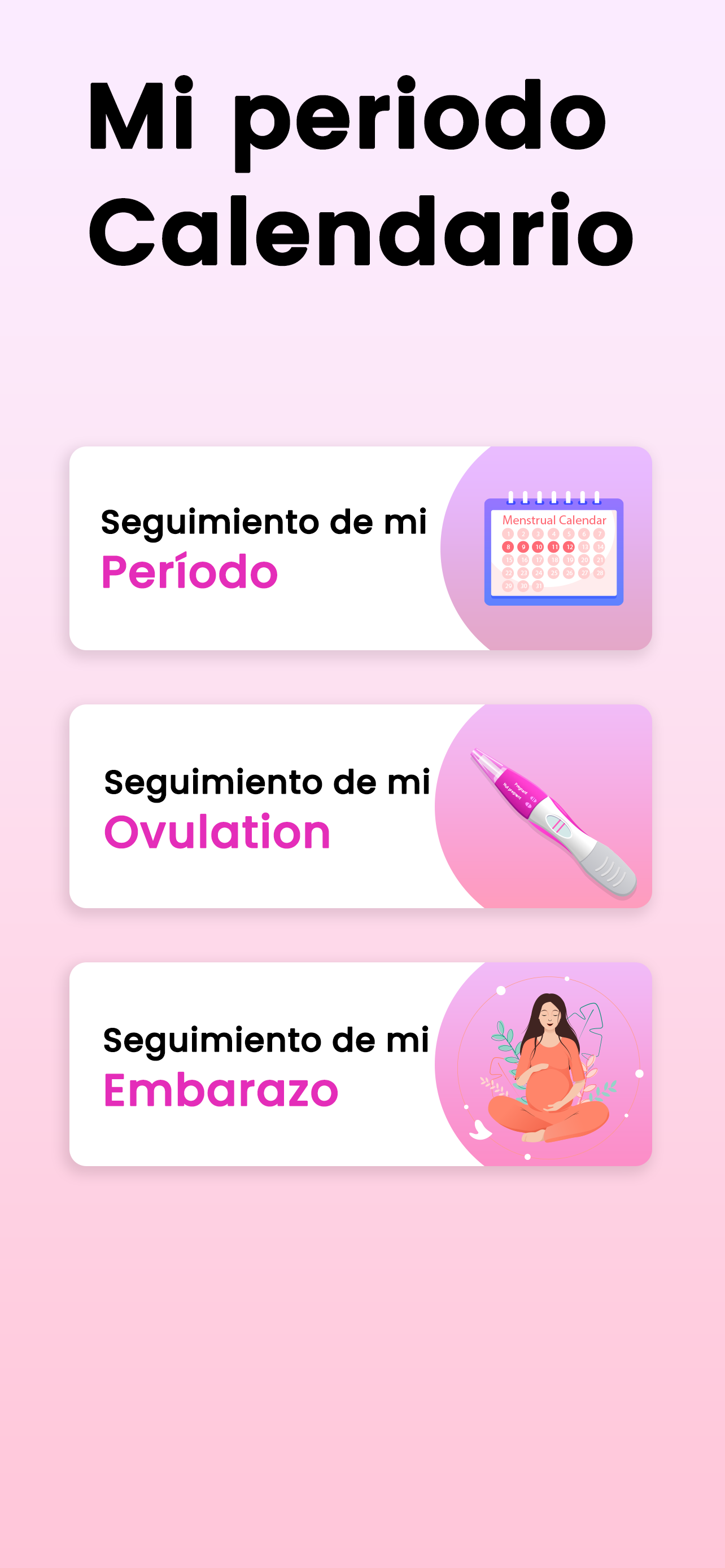 اسکرین شات 1 برنامه Calendario seguimi período