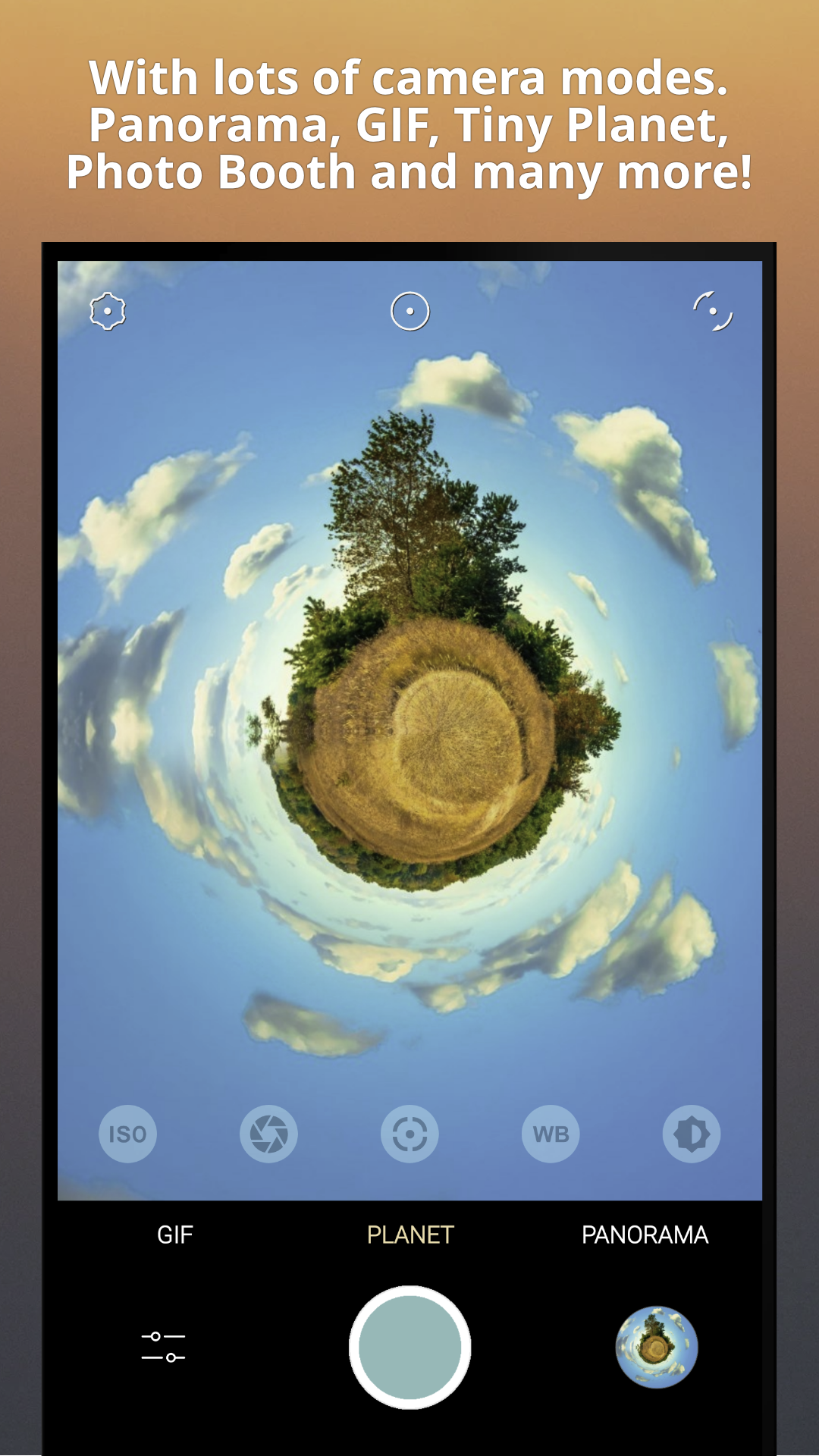اسکرین شات 2 برنامه Pixtica: Camera and Editor