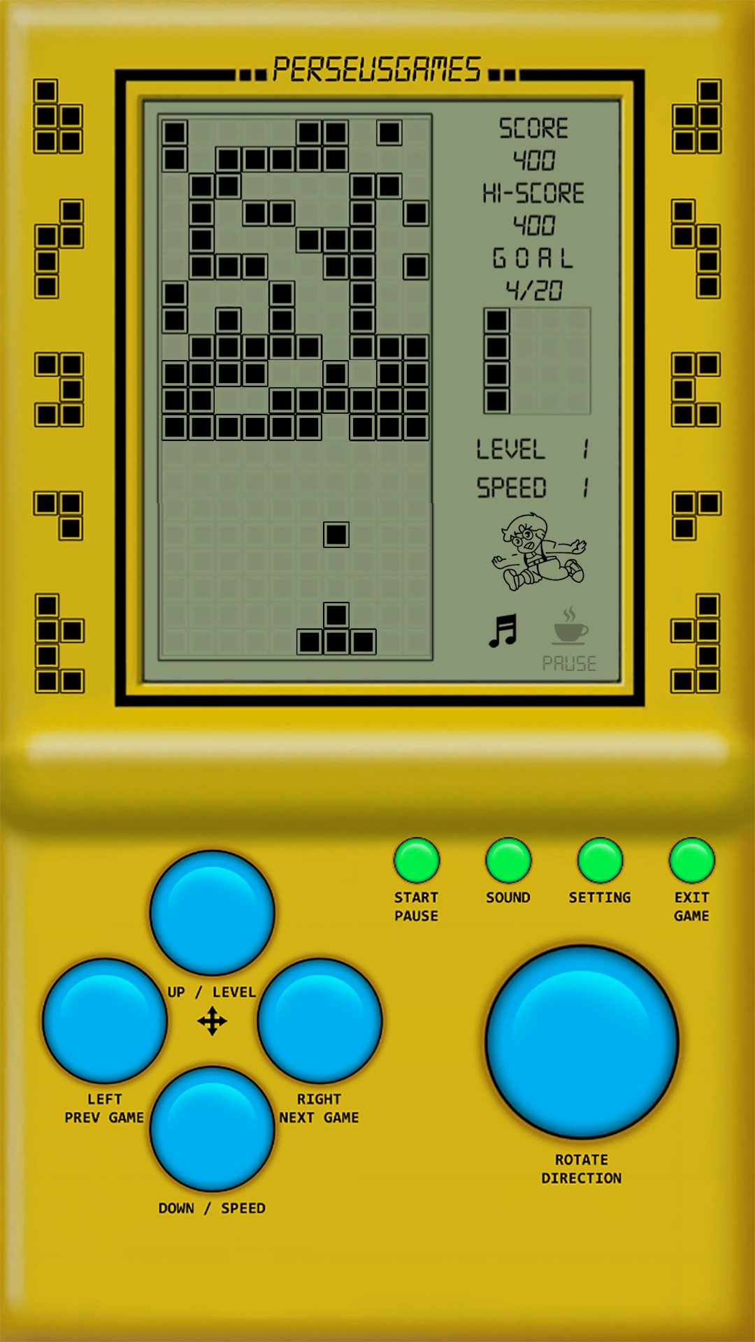 اسکرین شات 5 بازی Brick Game – Retro Games