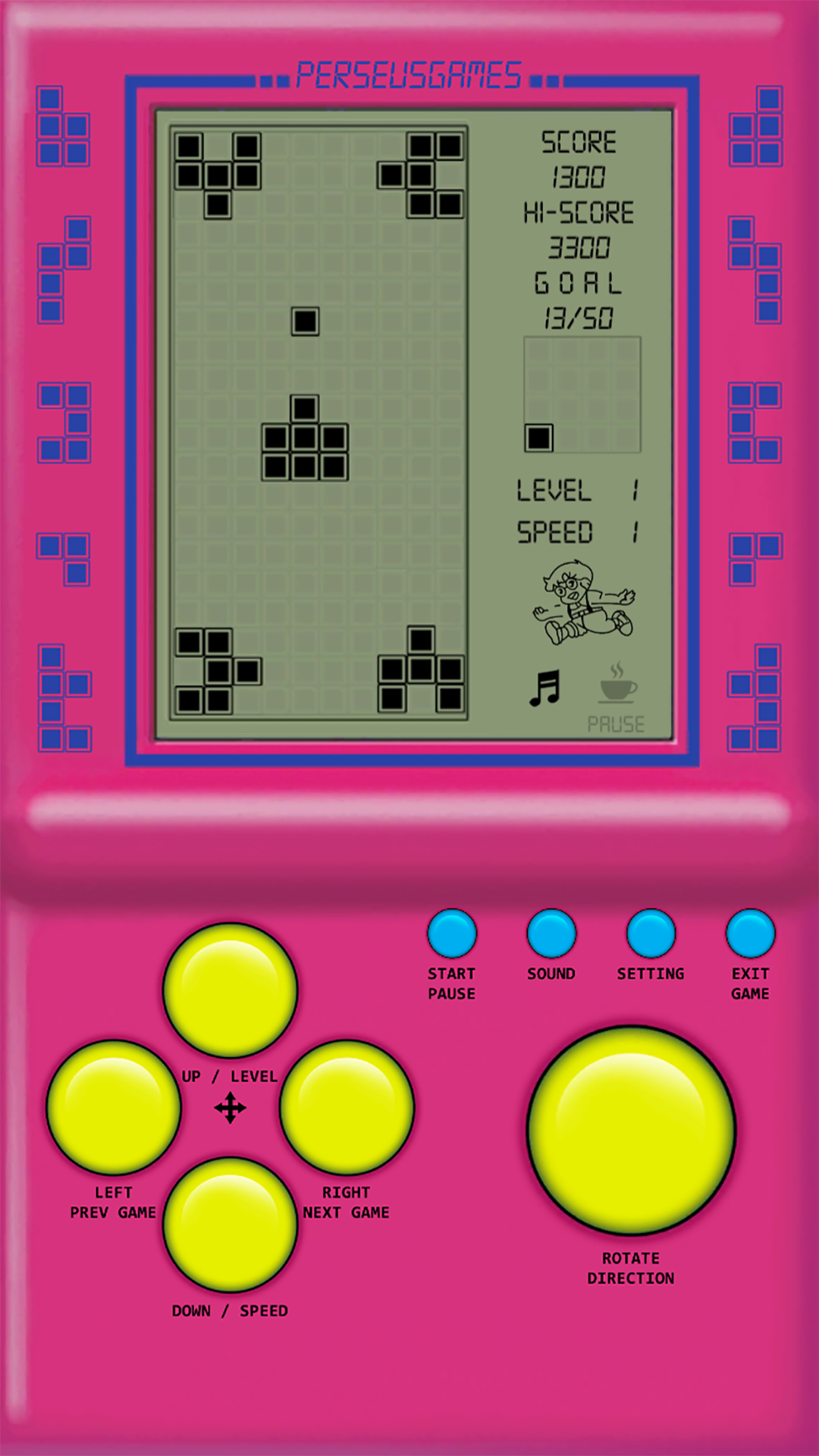 اسکرین شات 1 بازی Brick Game – Retro Games