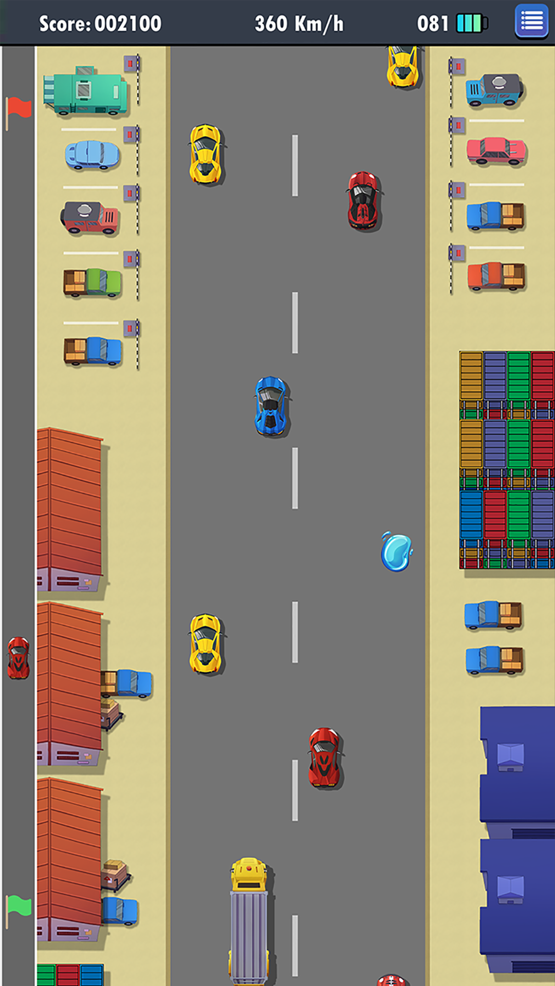 اسکرین شات 5 بازی Road Fighter Retro