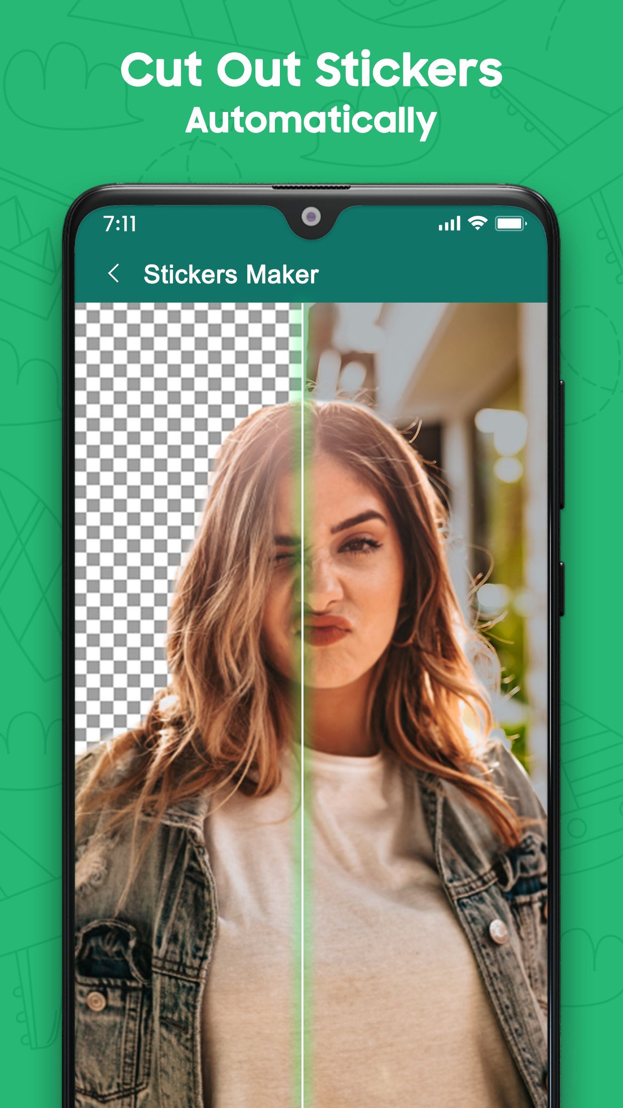 اسکرین شات 1 برنامه Sticker Maker For WhatsApp
