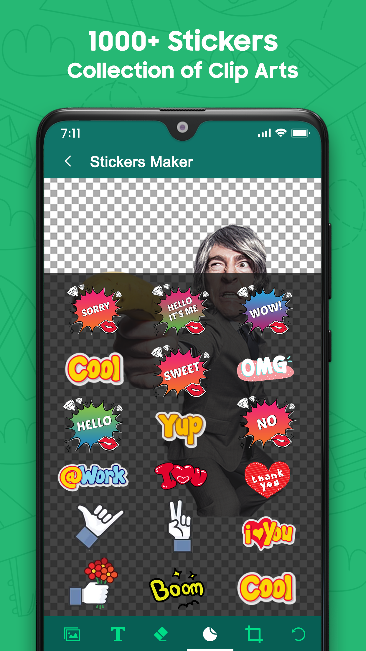 اسکرین شات 5 برنامه Sticker Maker For WhatsApp