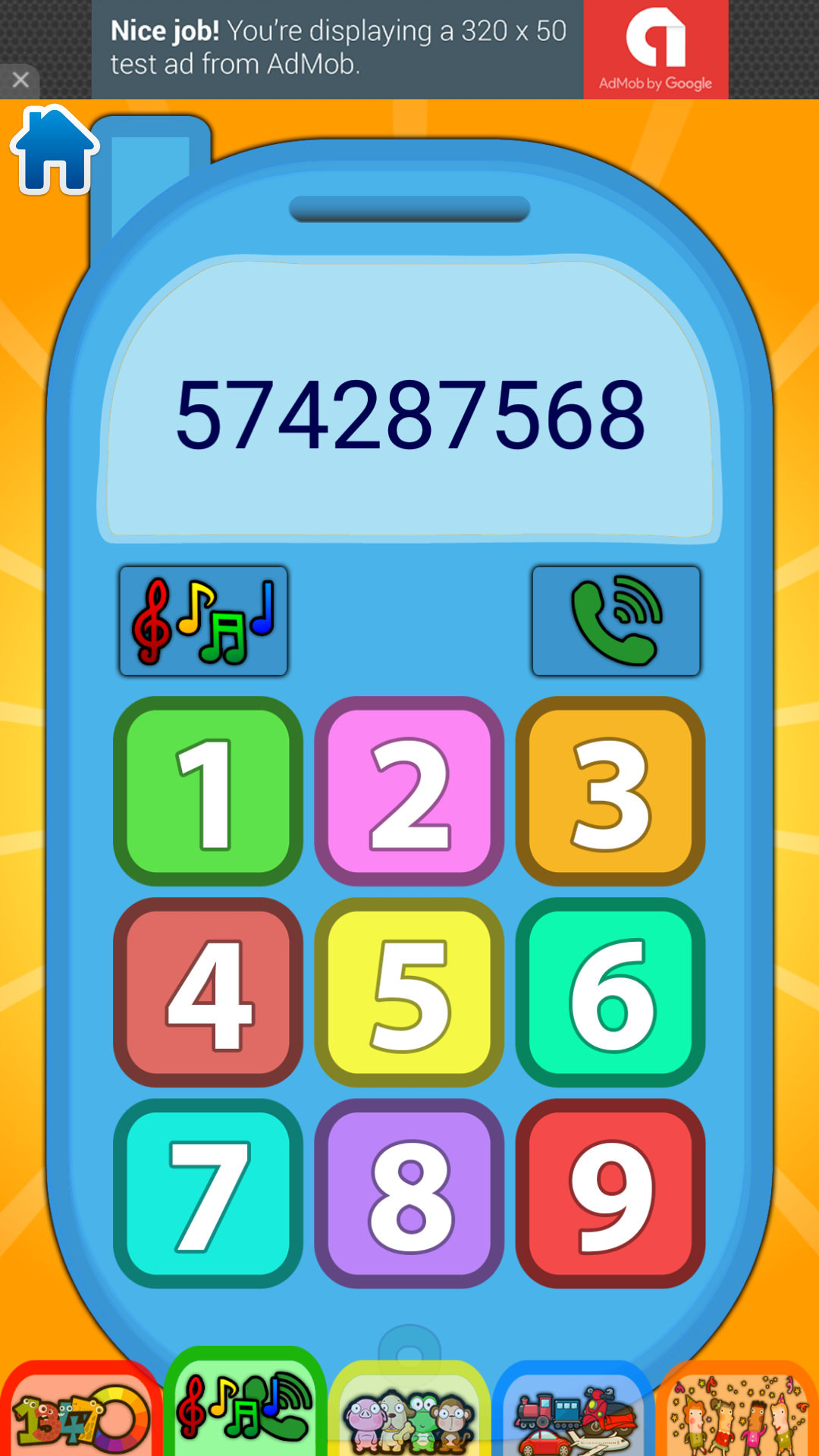 اسکرین شات 3 بازی Baby phone - kids