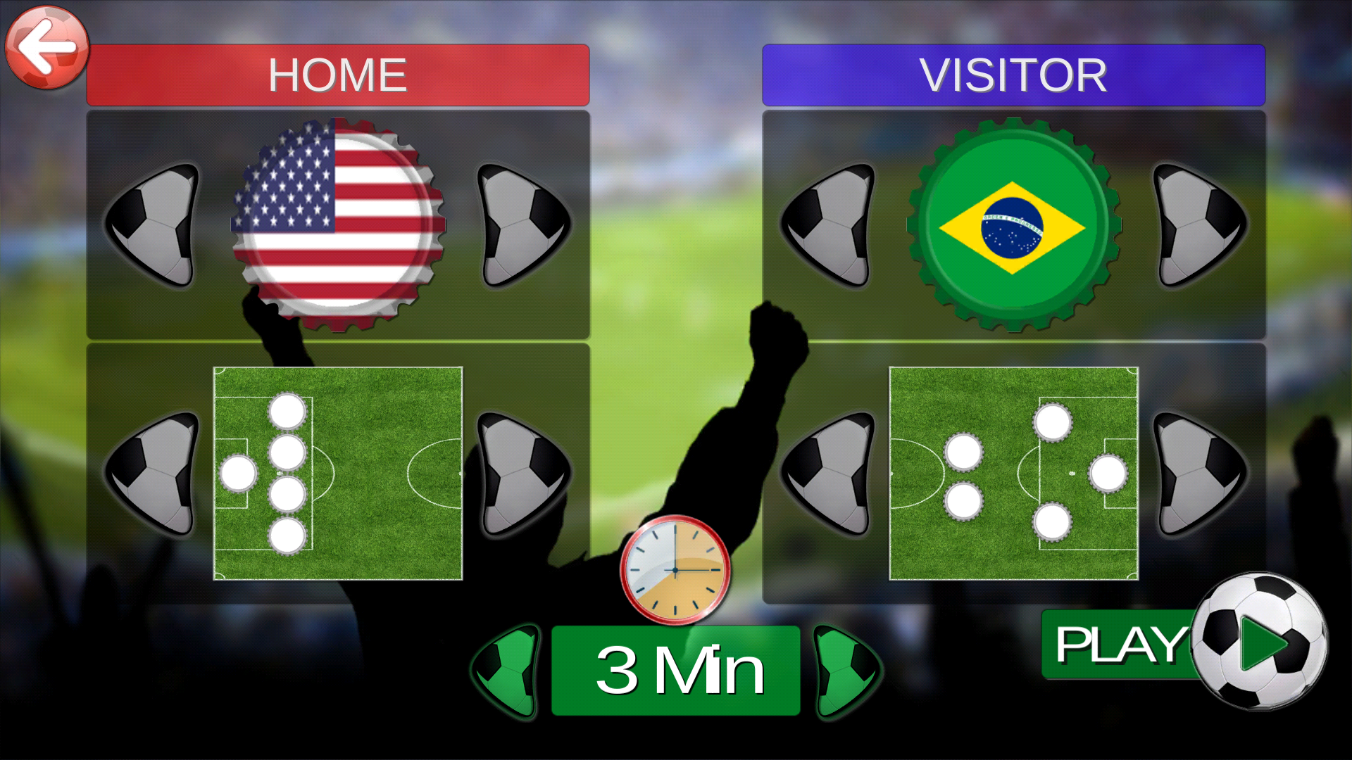 اسکرین شات 2 بازی Finger Soccer