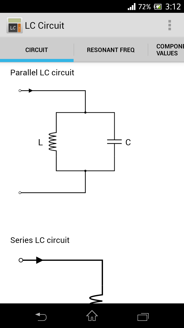 اسکرین شات 1 برنامه LC Circuit