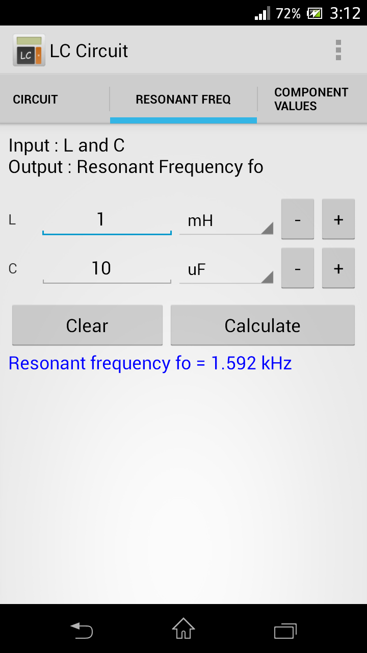 اسکرین شات 2 برنامه LC Circuit