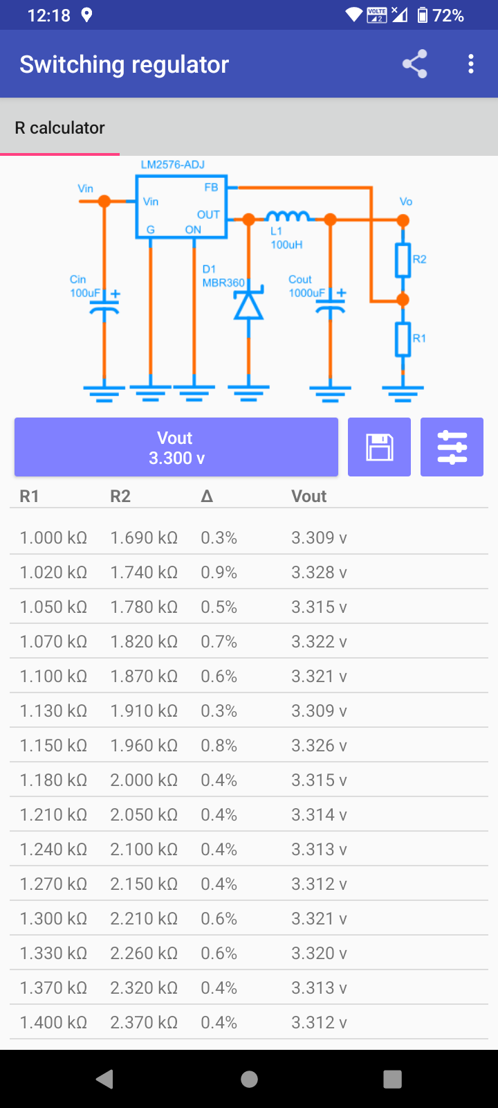 اسکرین شات 5 برنامه Voltage Regulator