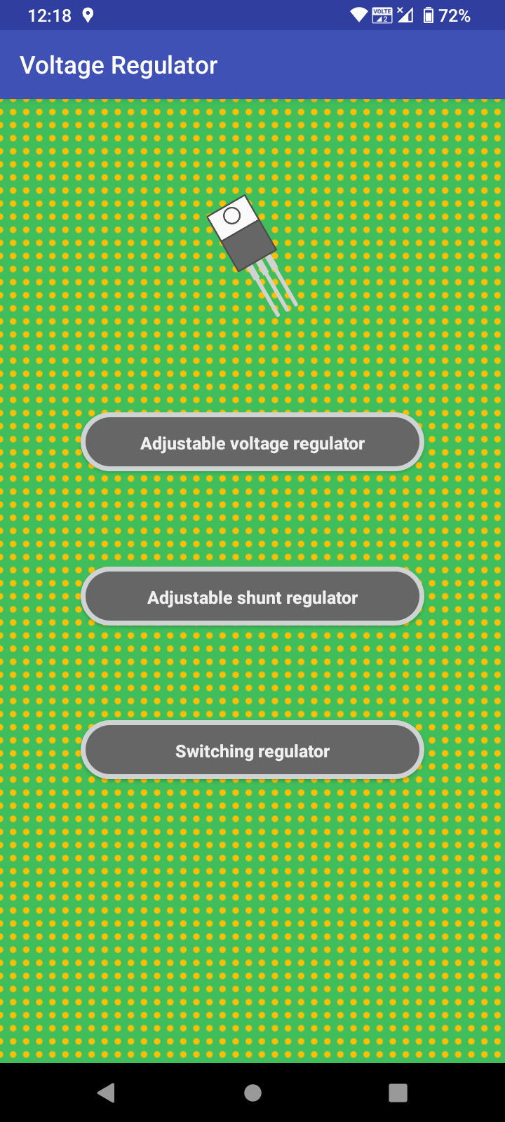 اسکرین شات 1 برنامه Voltage Regulator