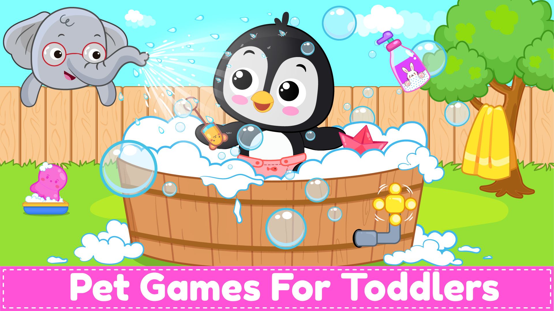 اسکرین شات 2 بازی ElePant: My Pet care Games app