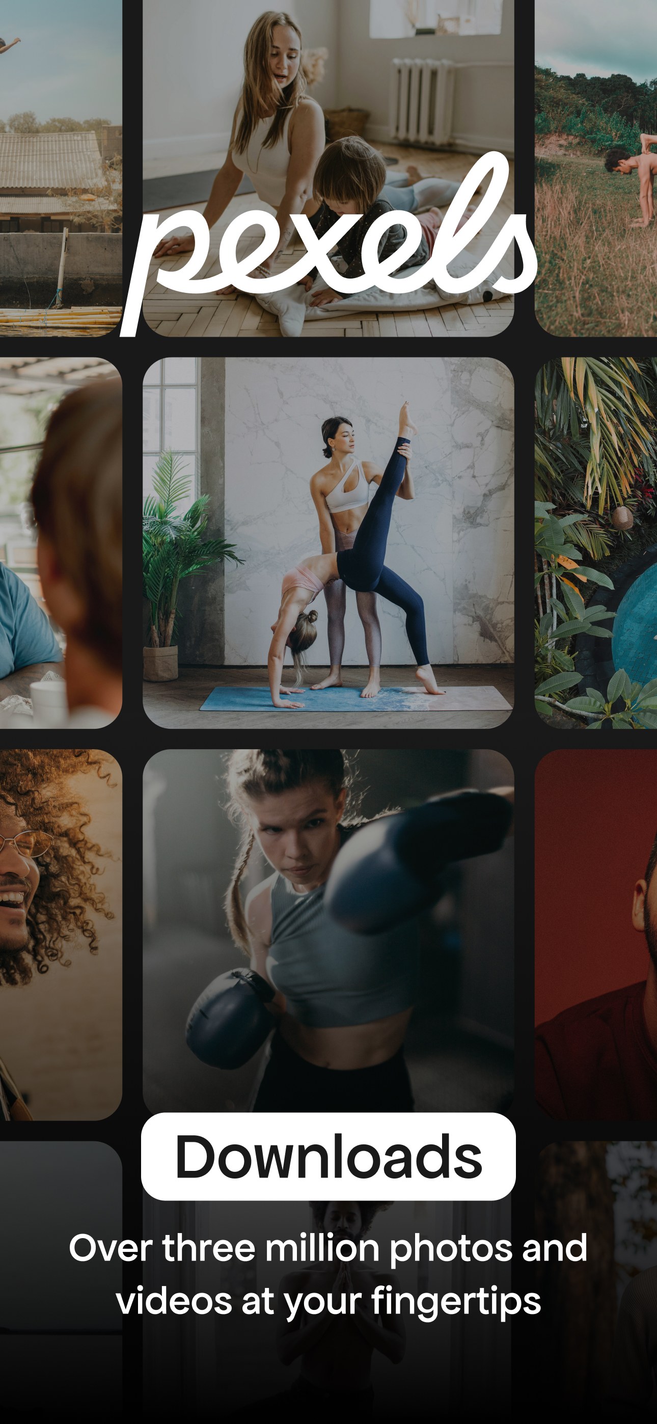 اسکرین شات 1 برنامه Pexels: HD+ videos & photos